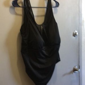 Women’s size 2 X Time and Tru Blk bathing suit